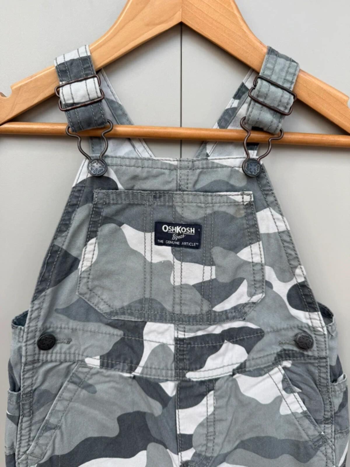 Oshkosh Camouflage Shortall Dungarees 24M