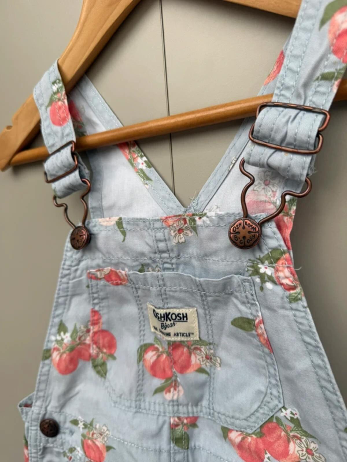 Oshkosh Fruit Shortalls Dungarees 3T