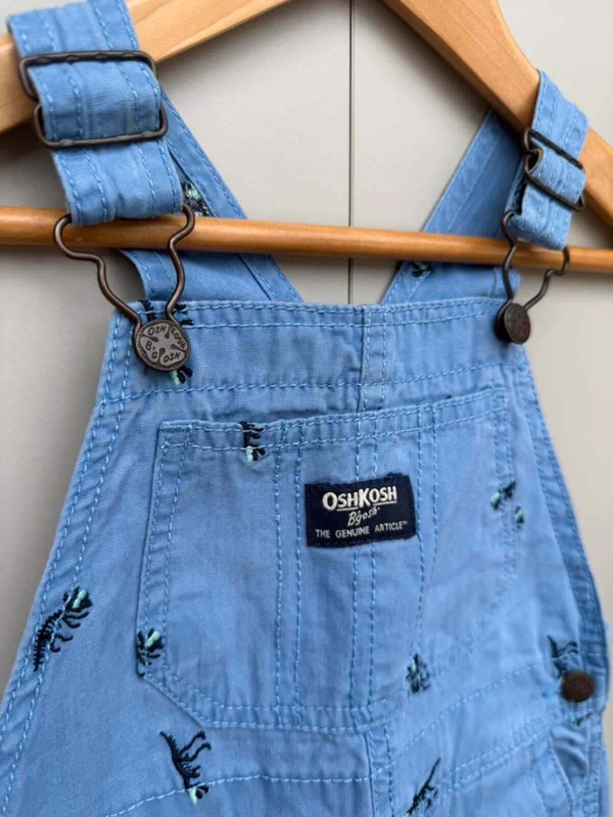 Oshkosh Dinosaur Shortall Dungarees 24M