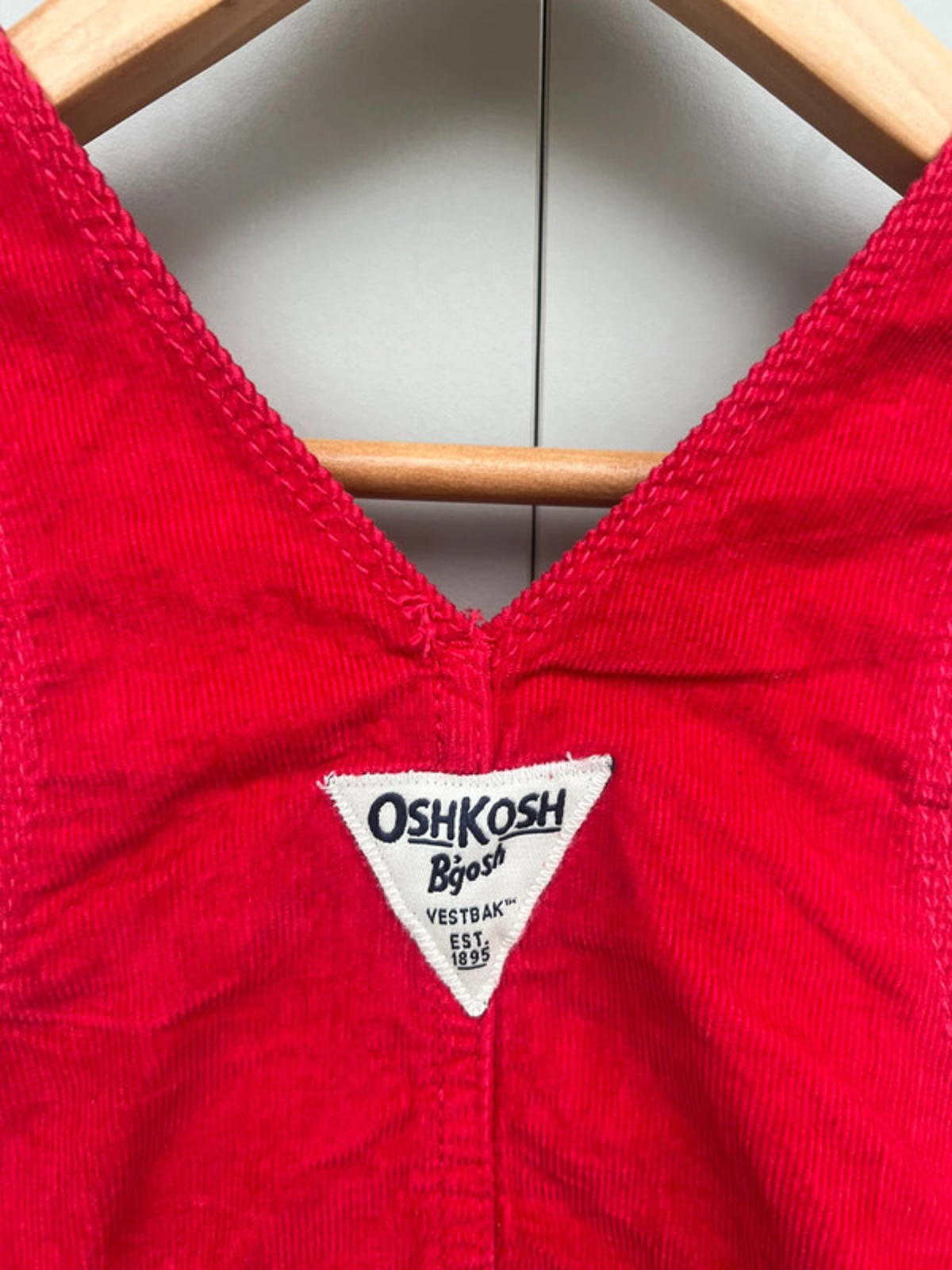 Oshkosh Red Corduroy Dress 3T