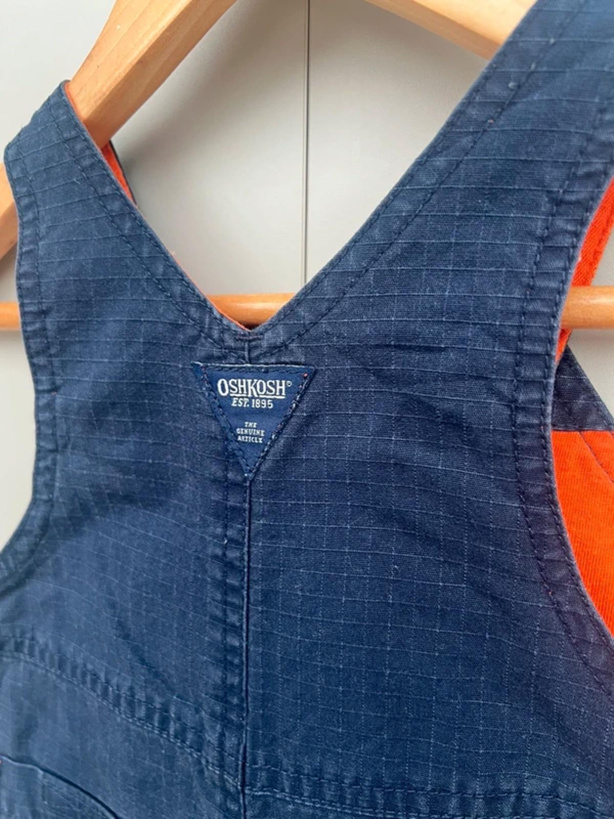 Oshkosh Vintage Navy Dungarees 3-6M