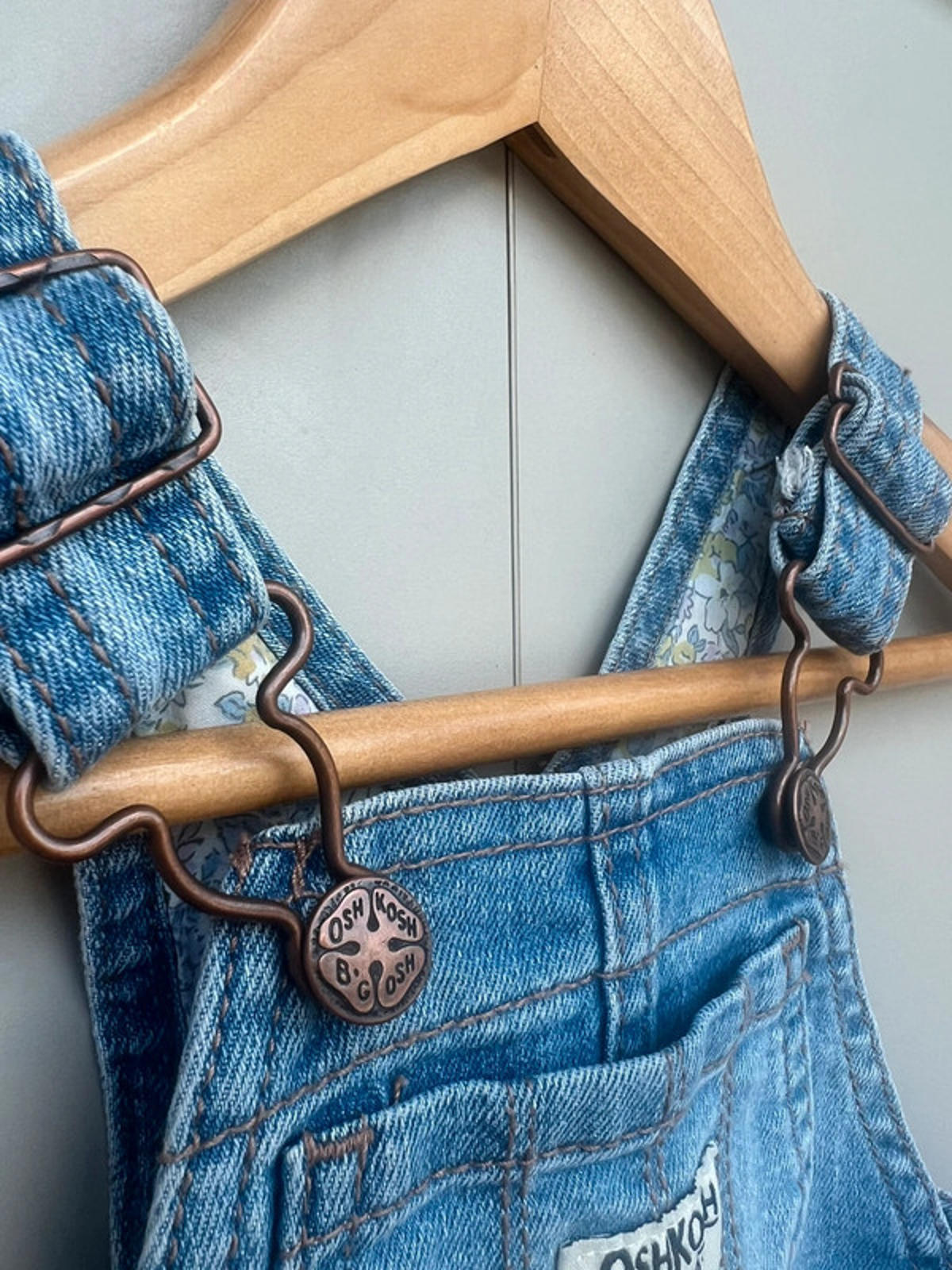 Oshkosh Floral Dungarees 3M