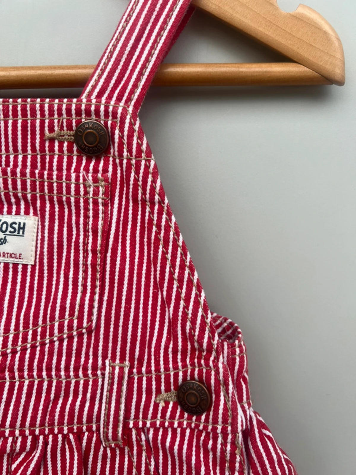 Oshkosh Hickory Red Dress 18M