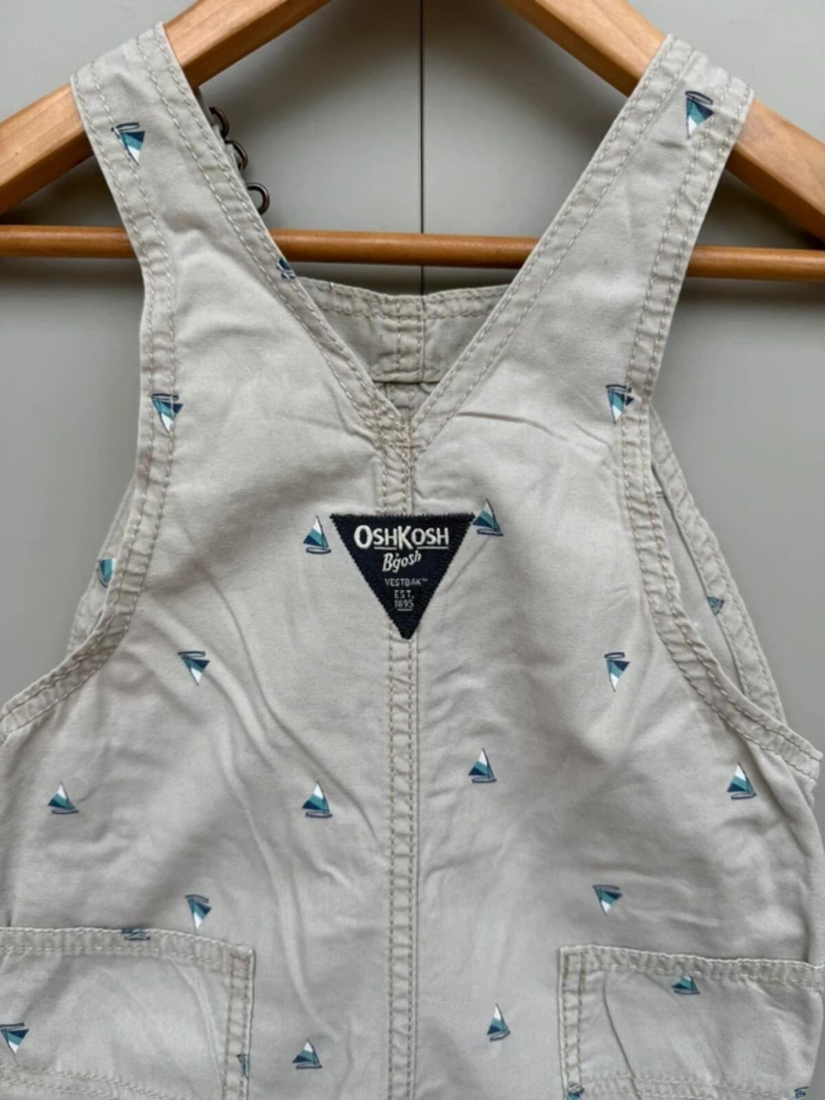 Oshkosh Boat Shortall Dungarees 24M