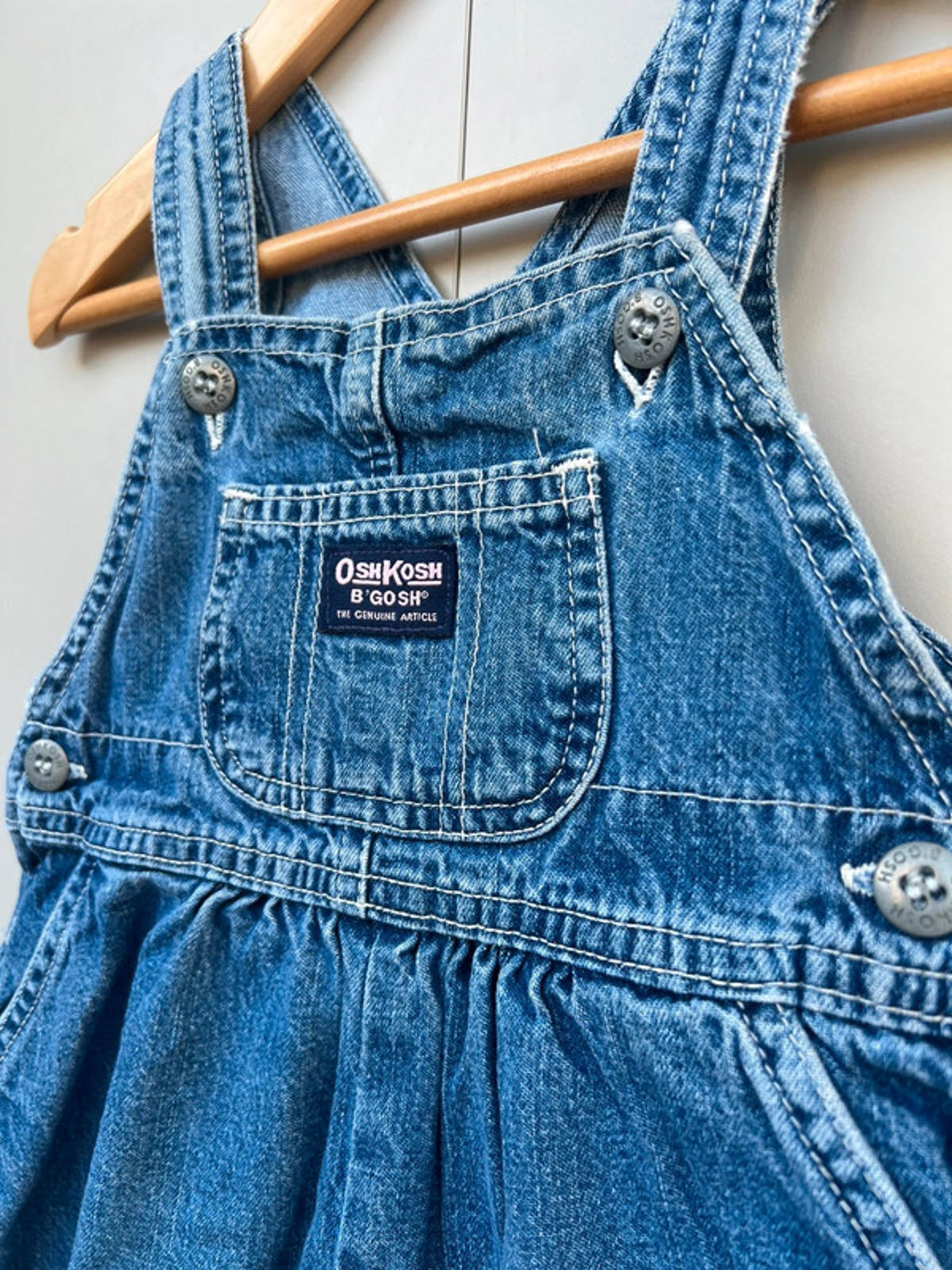 Oshkosh Vintage Denim Dungarees 12M