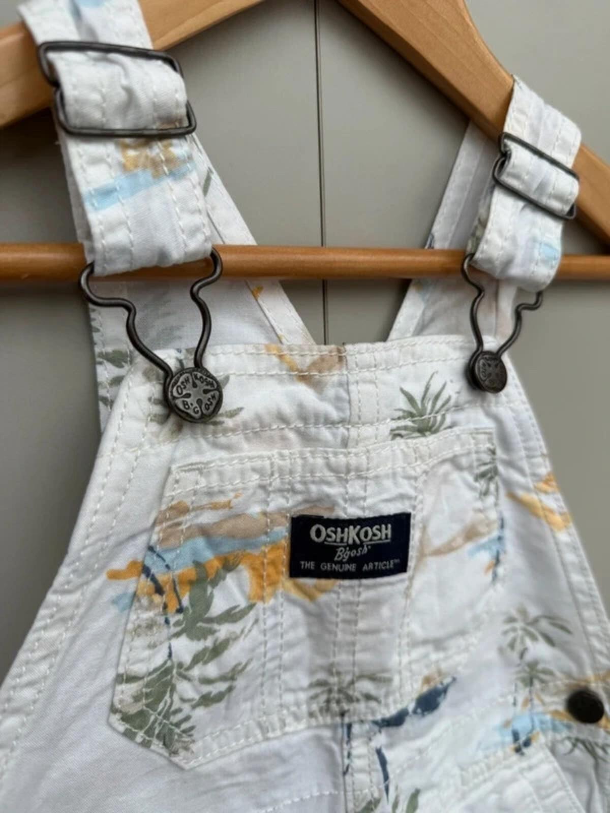 Oshkosh Beach Shortall Dungarees 18M