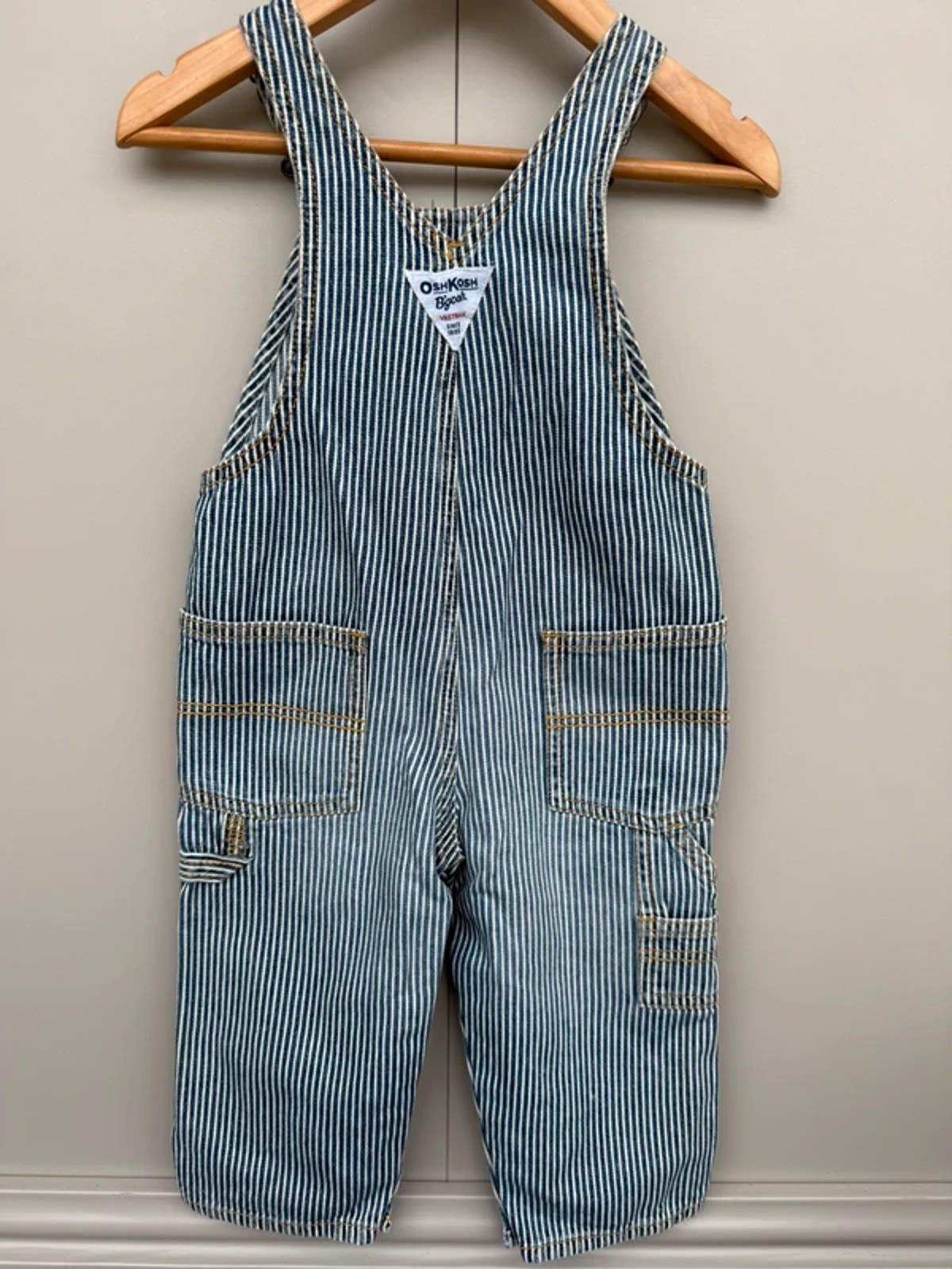 Oshkosh Vintage Hickory Dungarees 18M