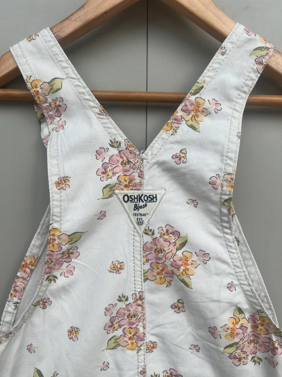 Oshkosh Floral Shortalls 4T