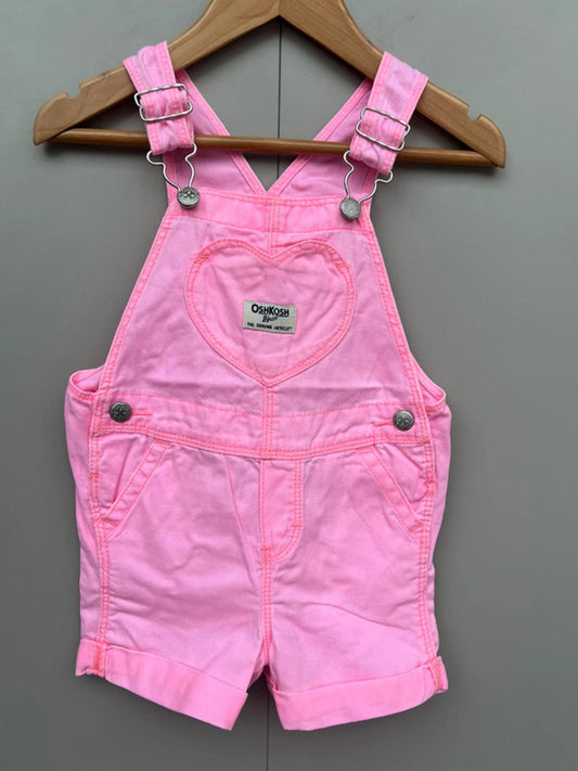 Oshkosh Hot Pink Shortalls 18M