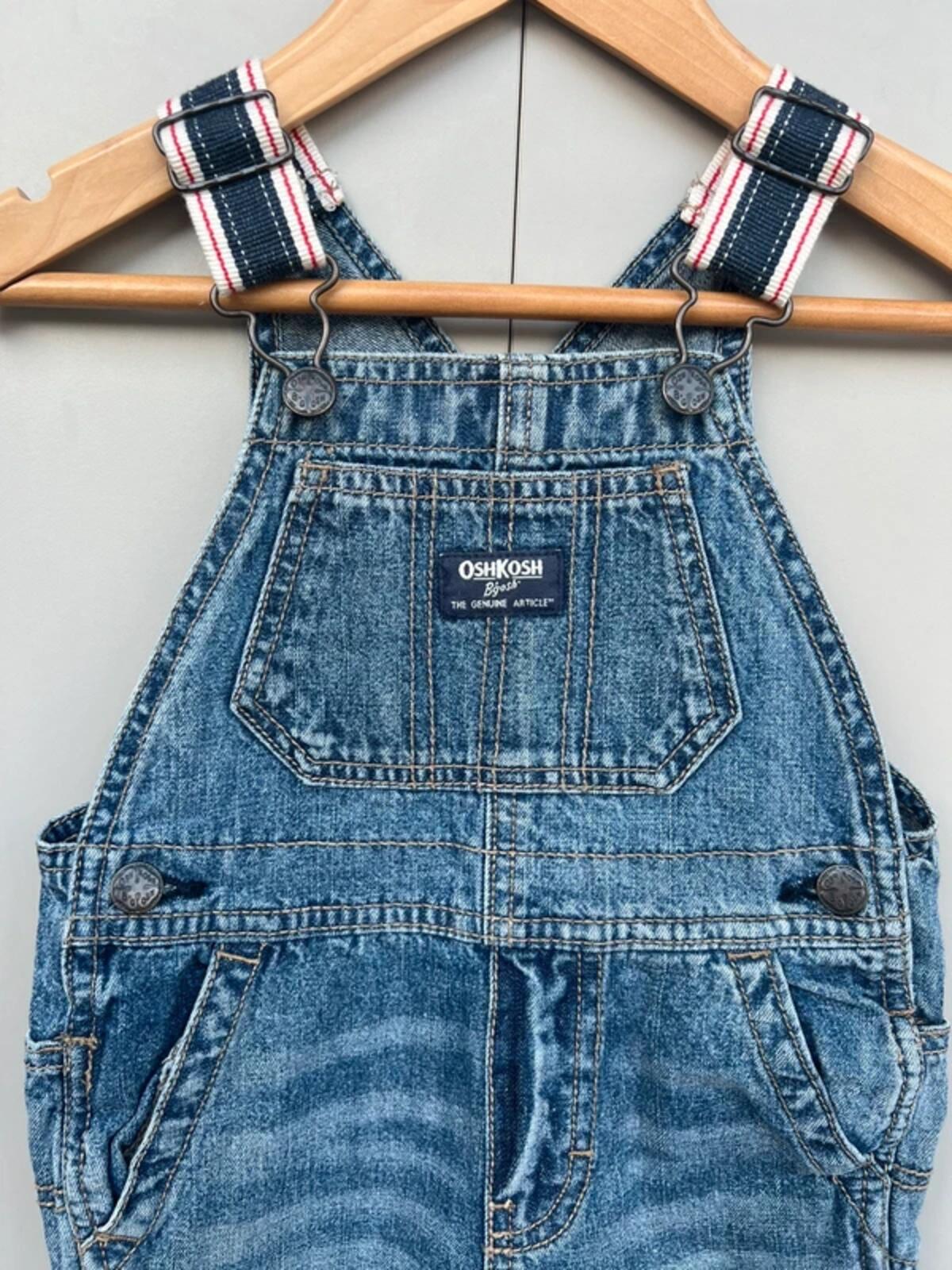 Oshkosh Classic Denim Dungarees 12-18M