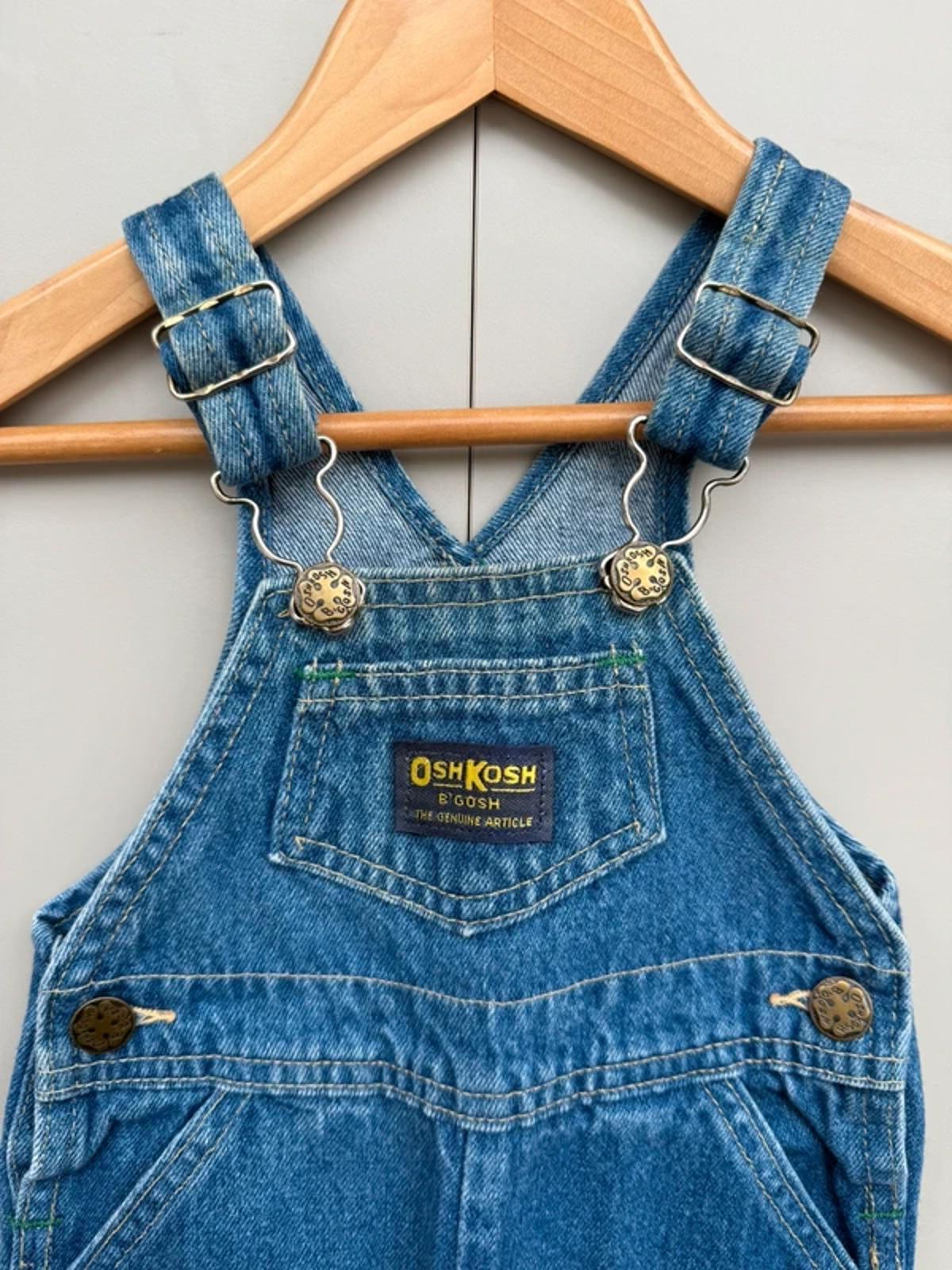 Oshkosh Vintage Denim Dungarees 12M