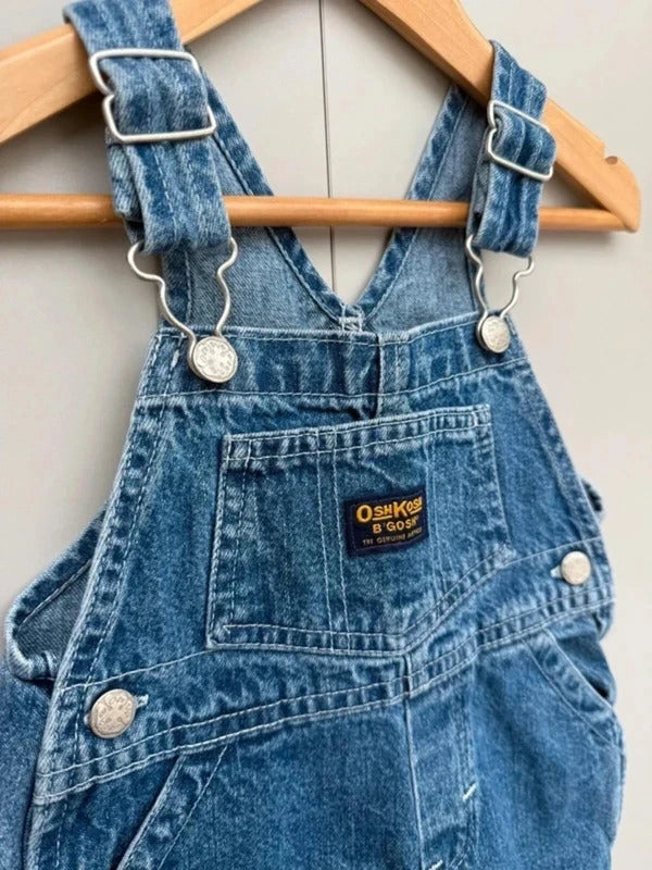 Oshkosh Vintage Denim Shortall Dungarees 12M