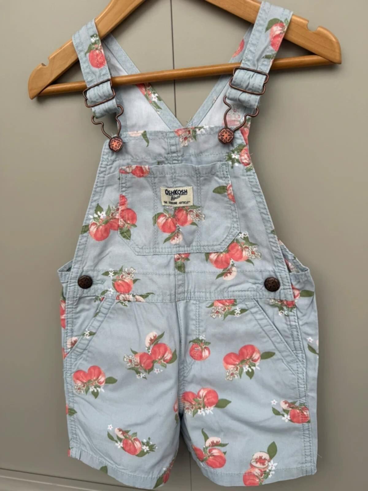 Oshkosh Fruit Shortalls Dungarees 3T