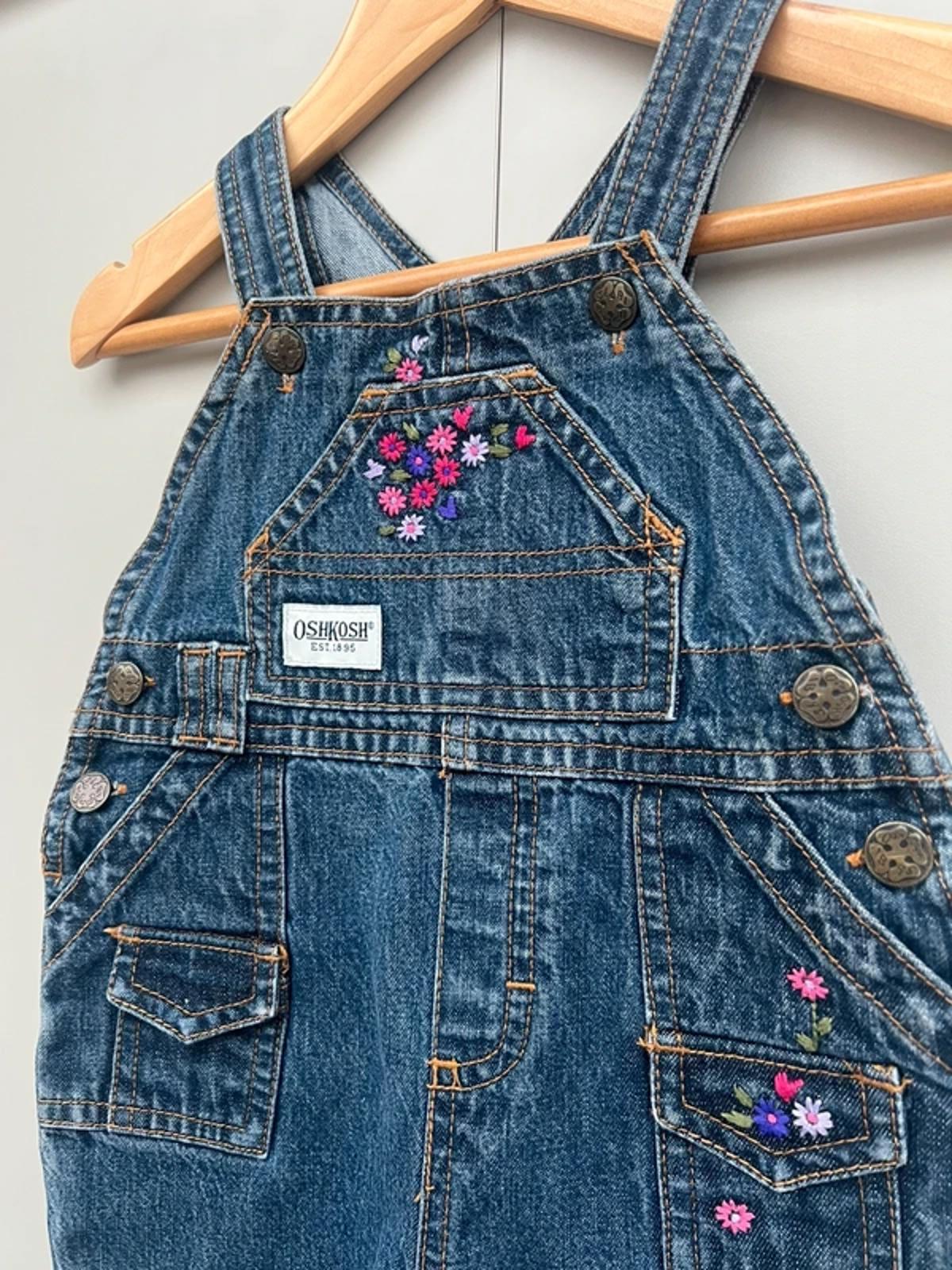 Oshkosh Vintage Denim Dungarees 6/9M