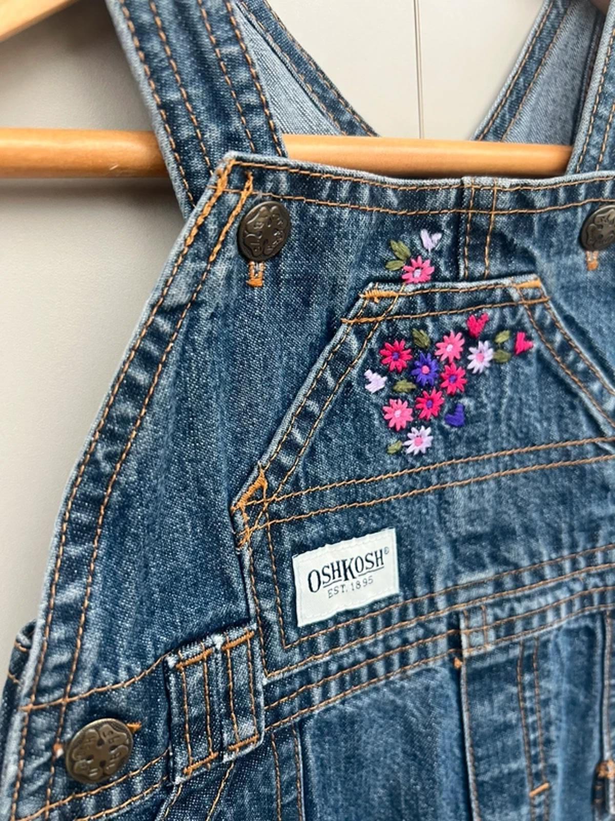 Oshkosh Vintage Denim Dungarees 6/9M