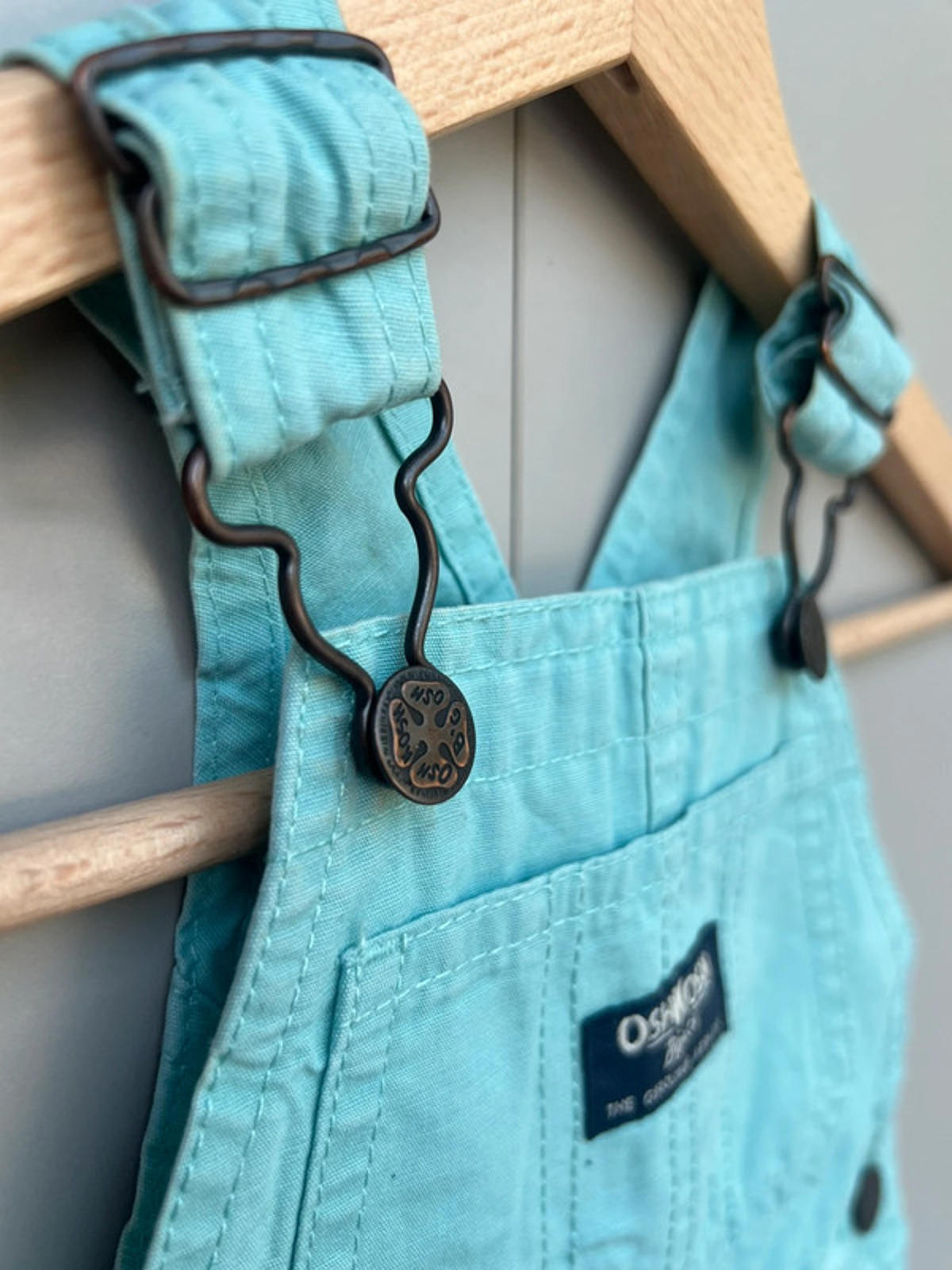 Oshkosh Cotton Shortalls 6/9M