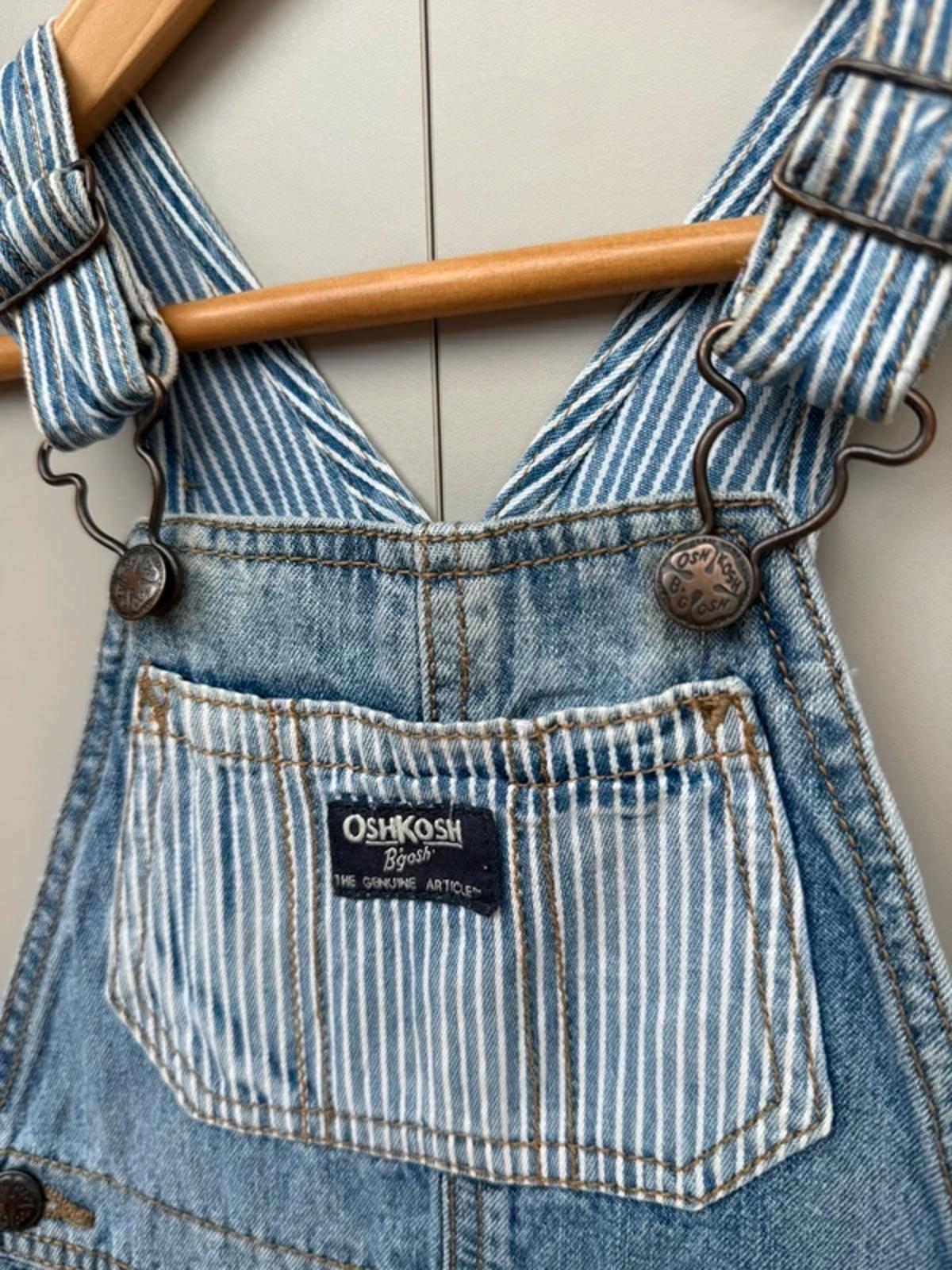 Oshkosh Denim Striped Dungarees 24M