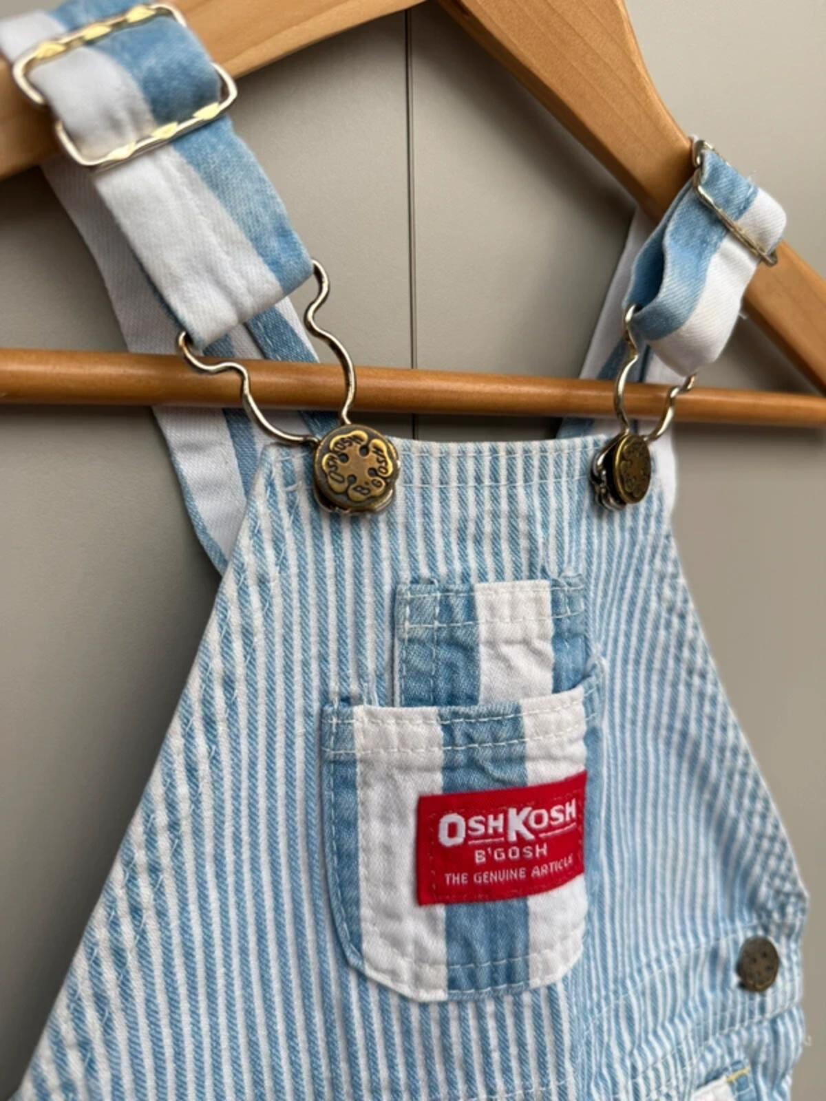 Oshkosh Vintage 80s Shortall Dungarees 24M