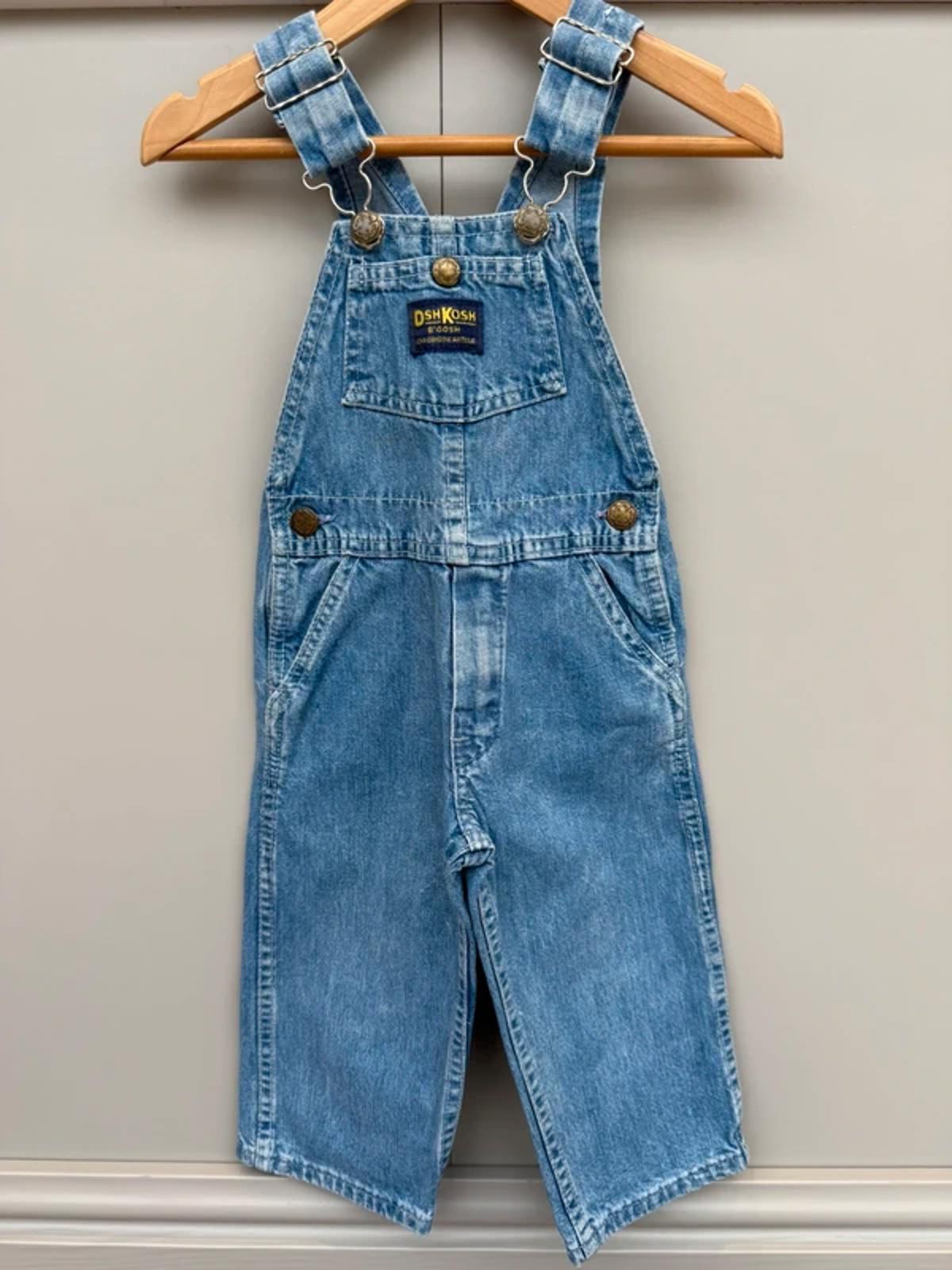Oshkosh Vintage Denim Dungarees 2T