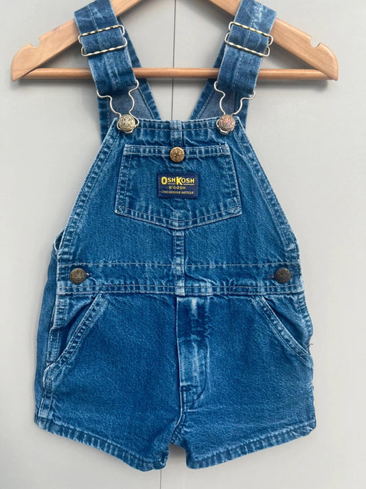 Oshkosh Vintage Denim Shortalls 3T