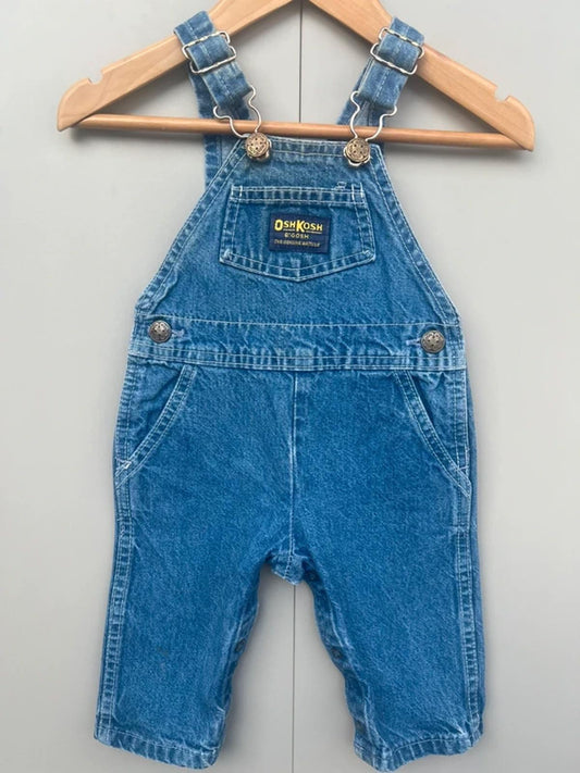 Oshkosh Classic Denim Vintage Dungarees 6/9M
