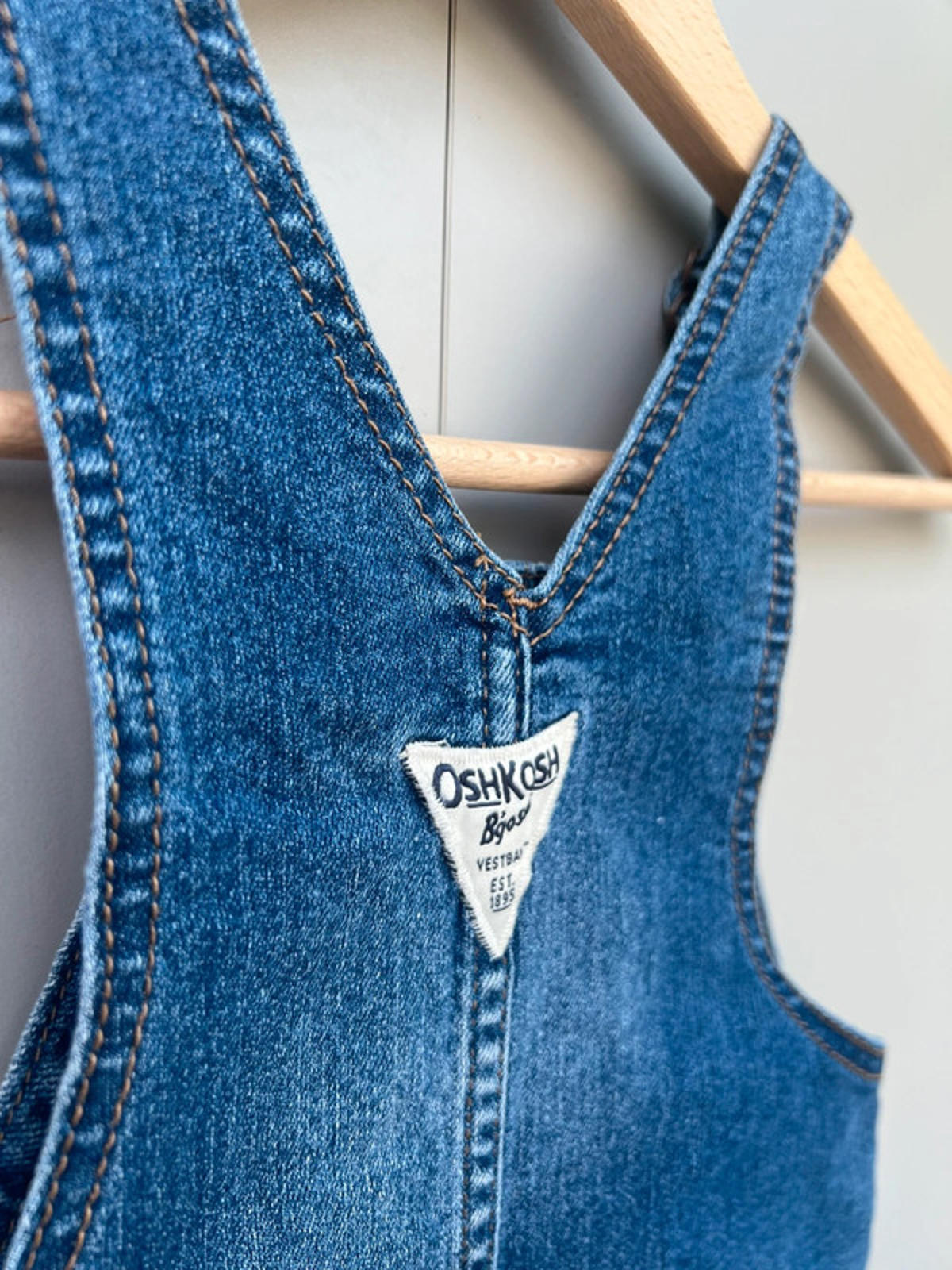 Oshkosh Denim Floral Shortalls 2T