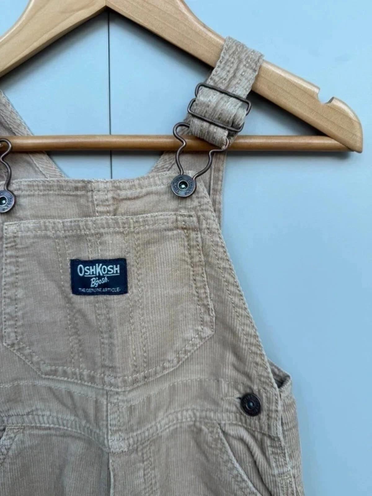 Oshkosh Corduroy Camel Dungarees 18M