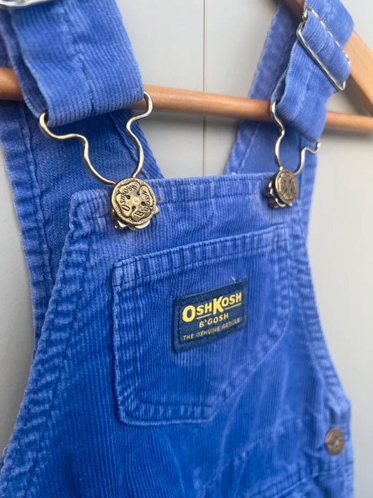 Oshkosh Vintage Lilac Corduroy Dungarees 4T