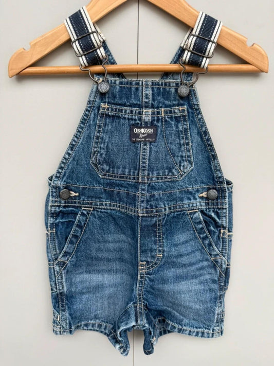 Oshkosh Classic Denim Shortalls 12M