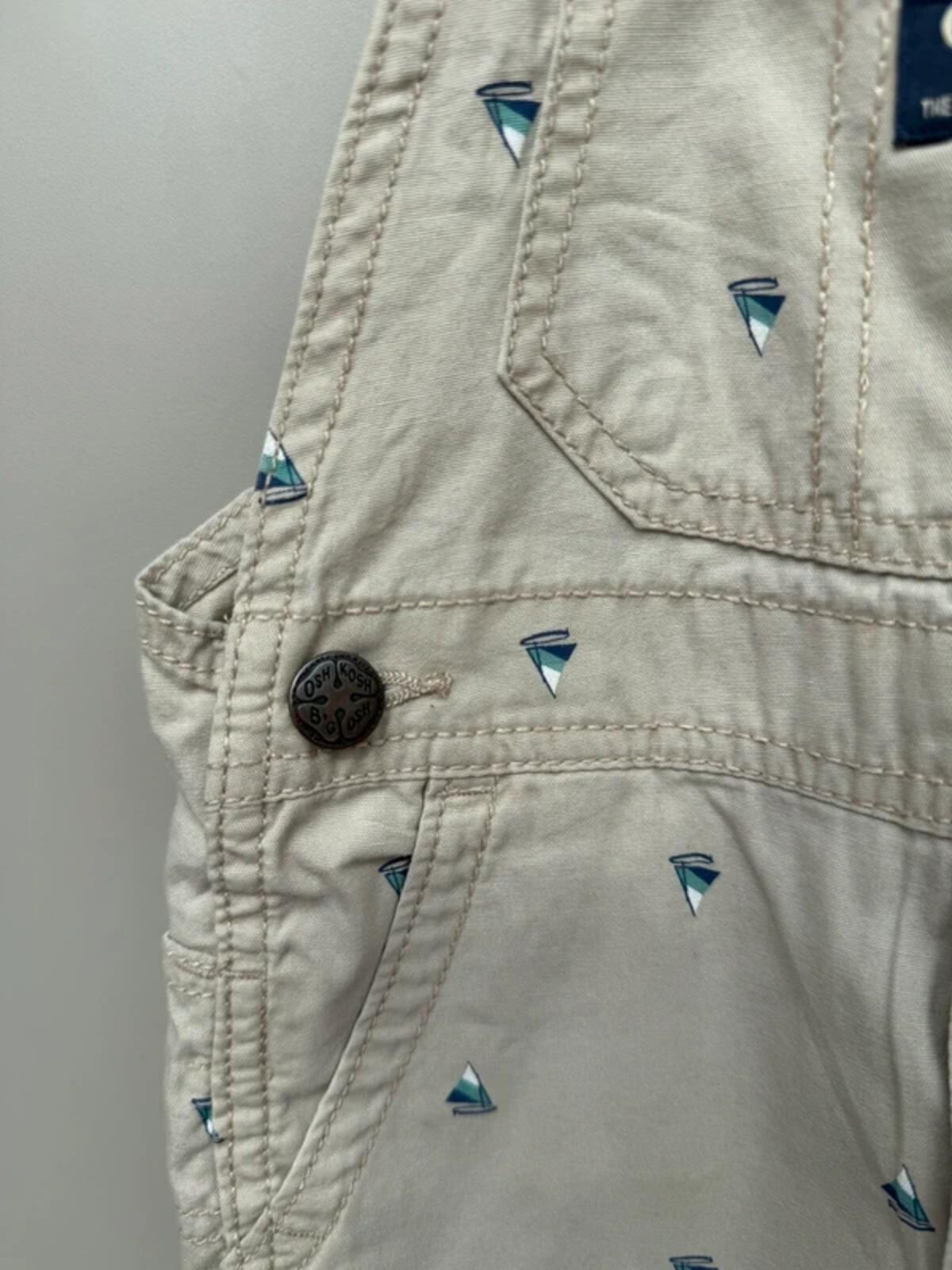 Oshkosh Boat Dungaree Shortalls 2T