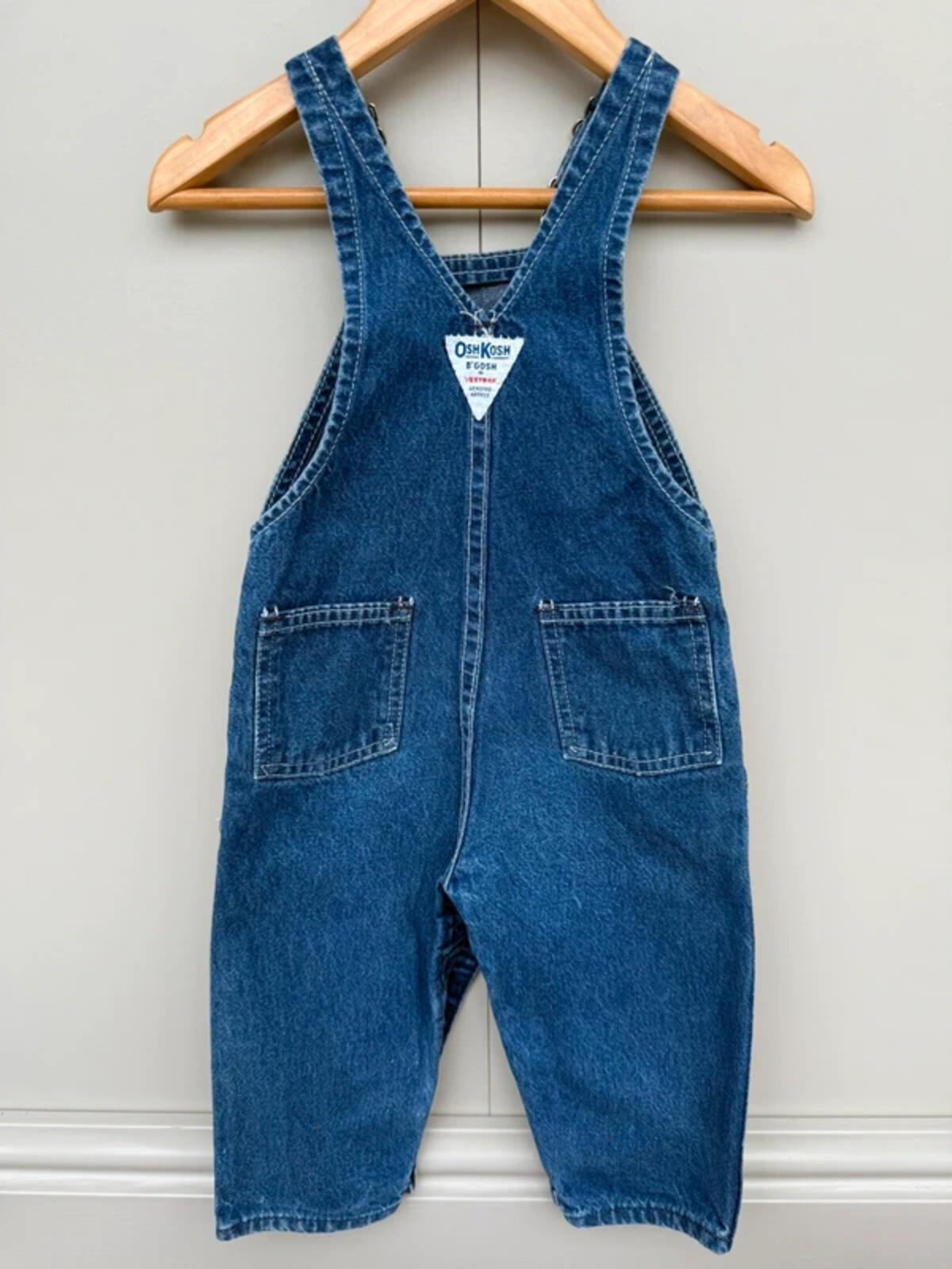 Oshkosh 80s USA Denim Dungarees 24M