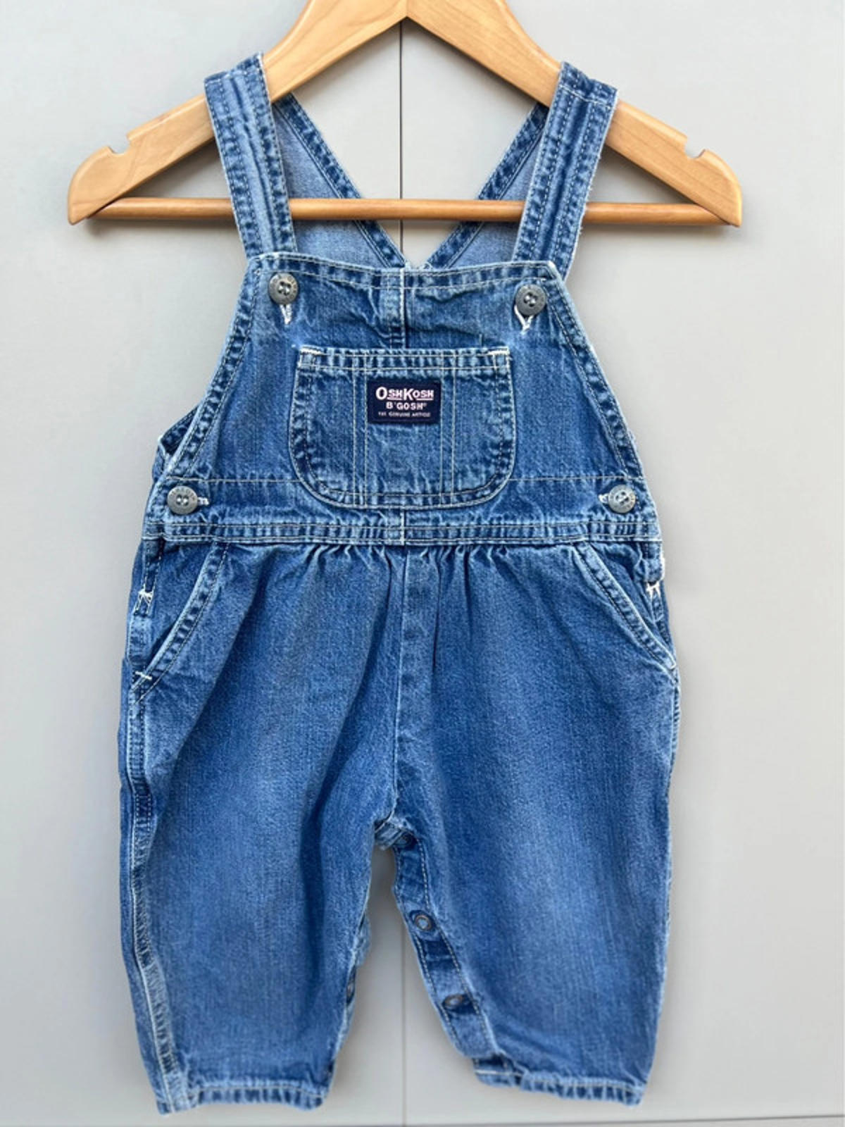 Oshkosh Vintage Denim Dungarees 12M