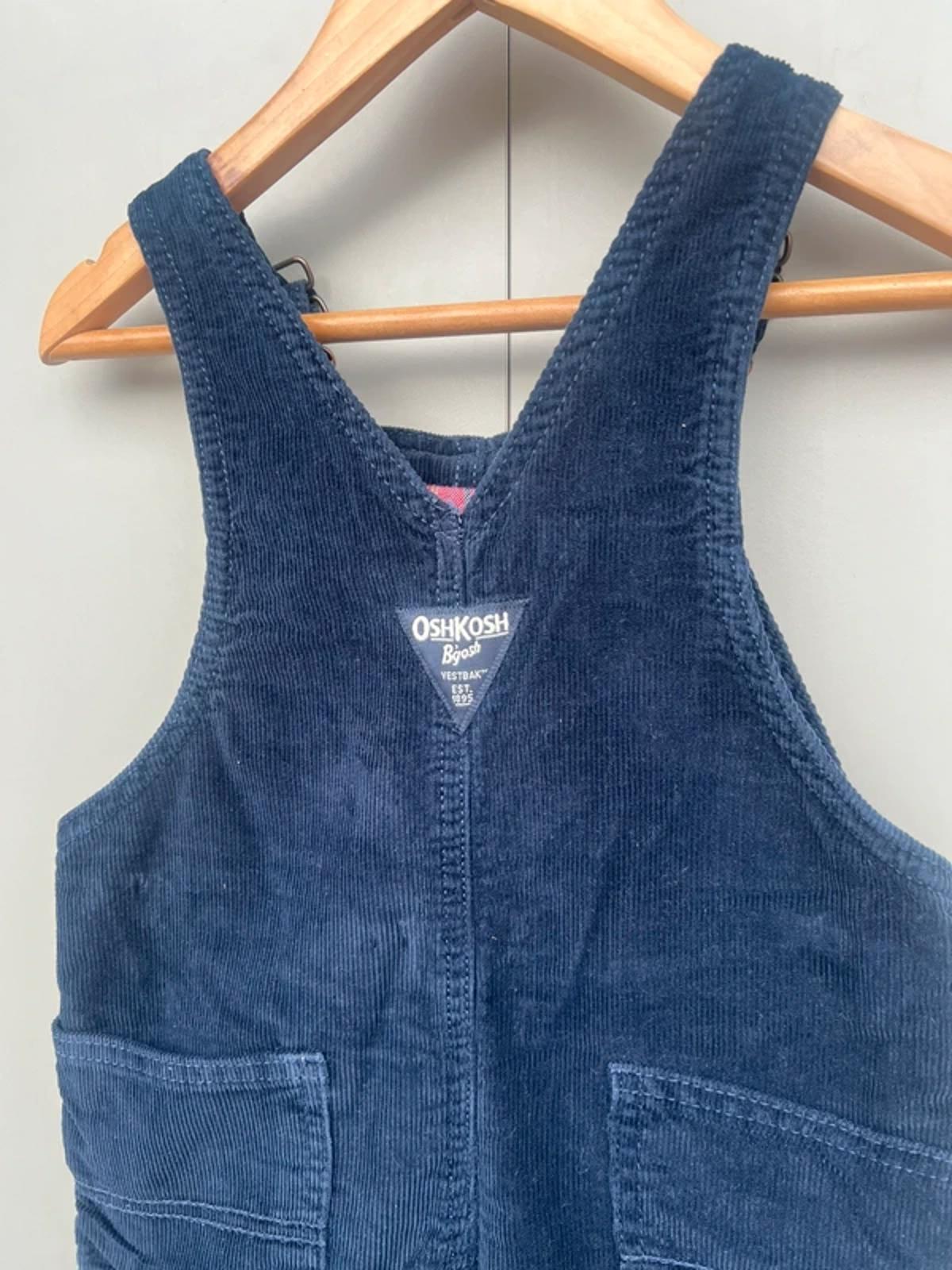Oshkosh Navy Corduroy Dungarees 2T
