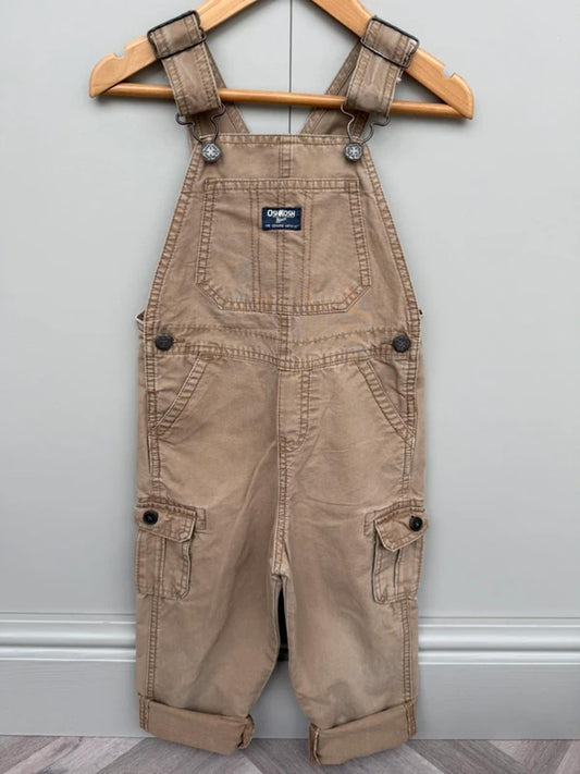 Oshkosh Cargo Brown Dungarees 4T