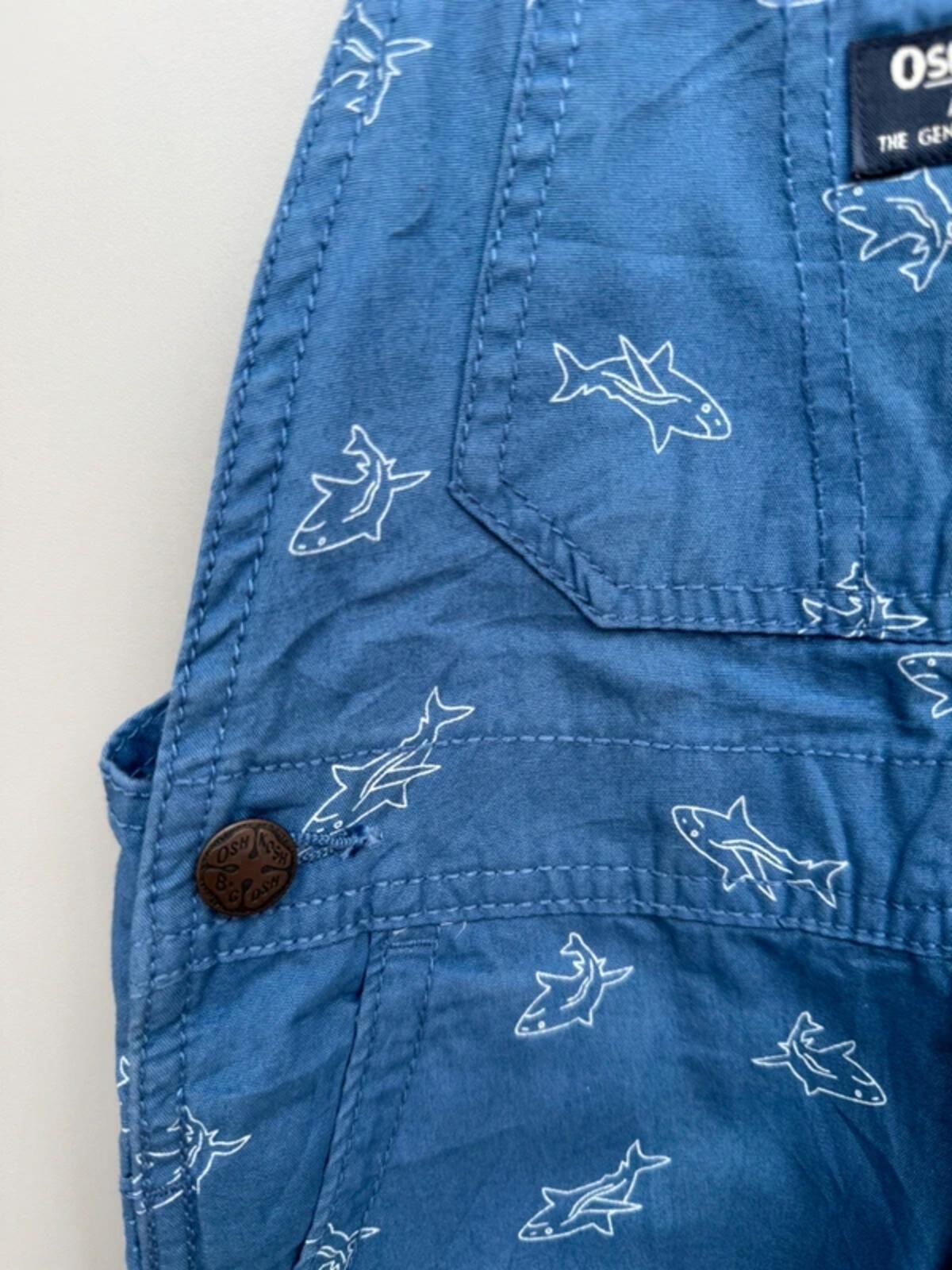 Oshkosh Shark Shortall Dungarees 3T