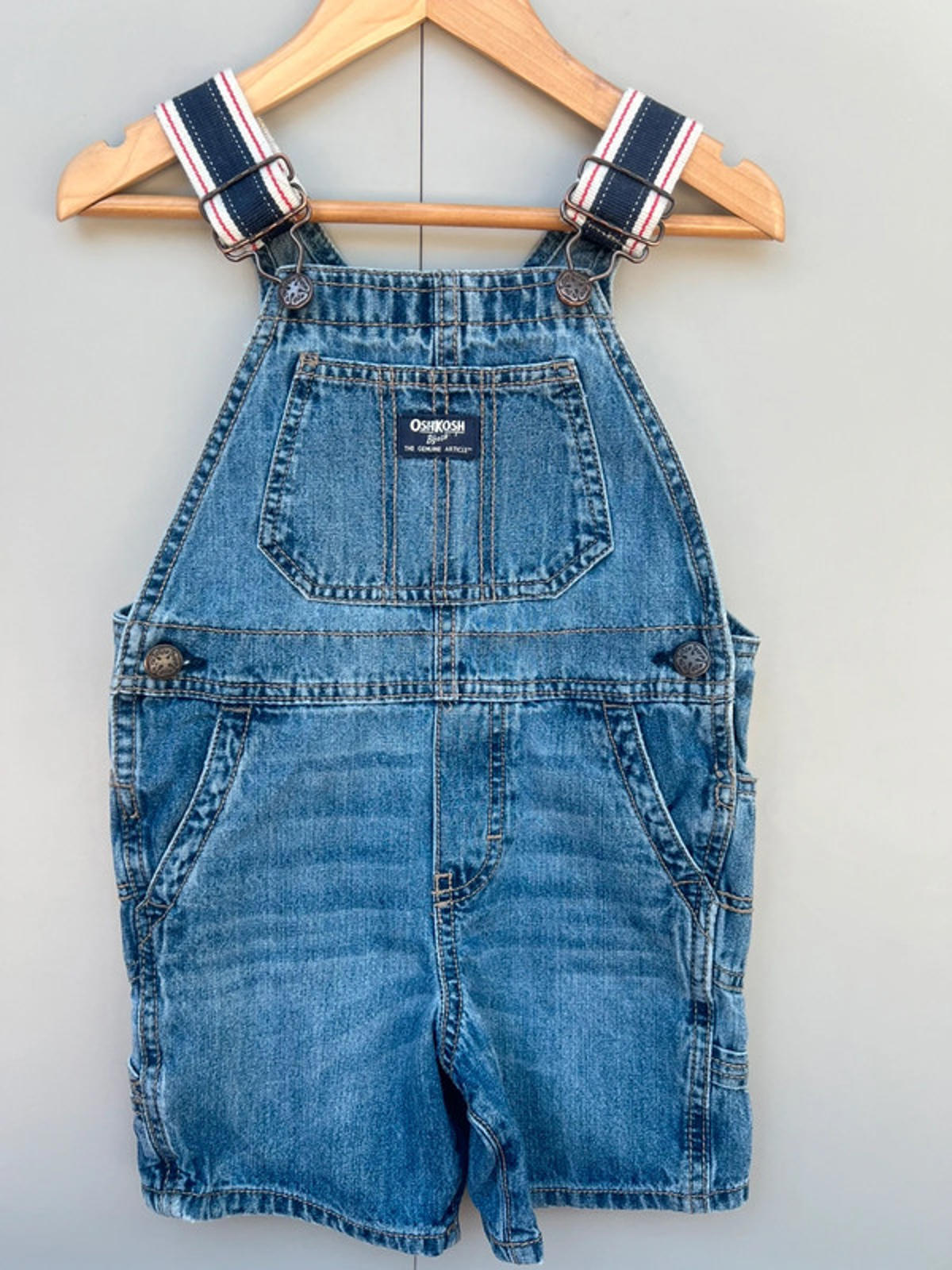 Oshkosh Denim Shortalls 3T