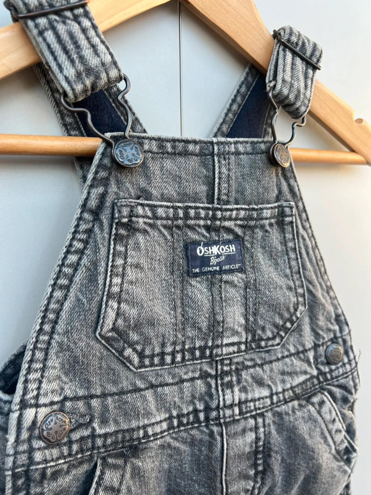 Oshkosh Charcoal Dungarees 9M