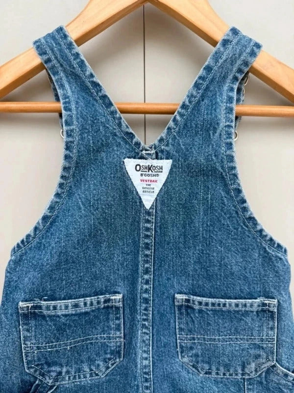 Oshkosh Vintage Denim Shortall Dungarees 12M
