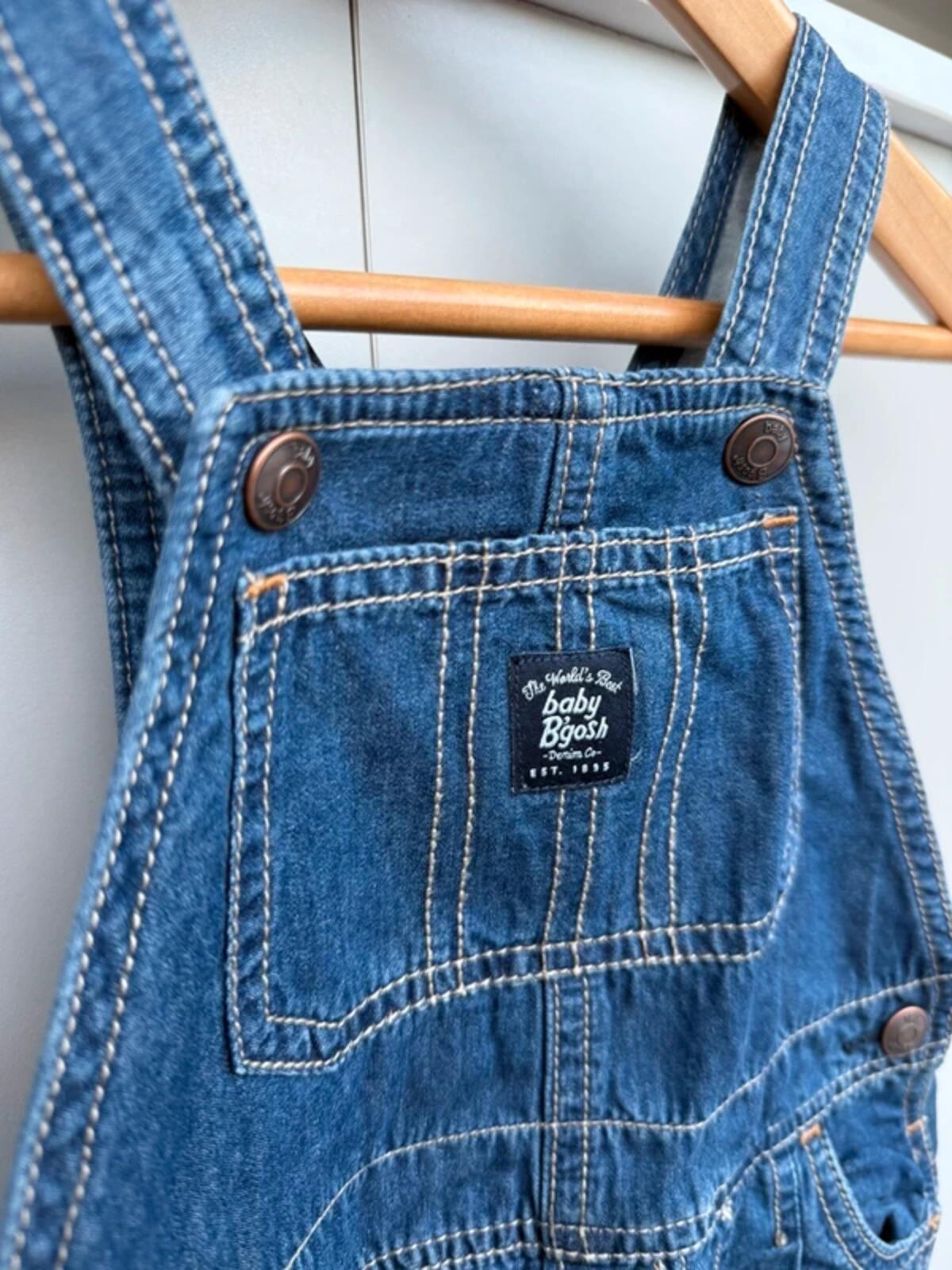 Oshkosh Unisex Denim Soft Dungarees 24M