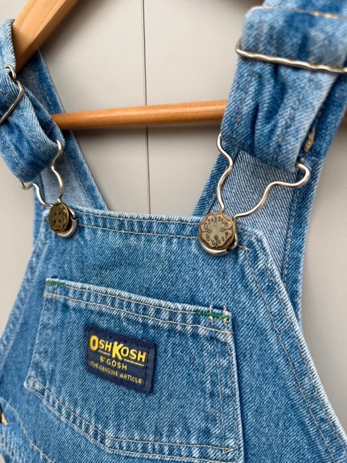 Oshkosh Vintage Denim Shortalls 24M