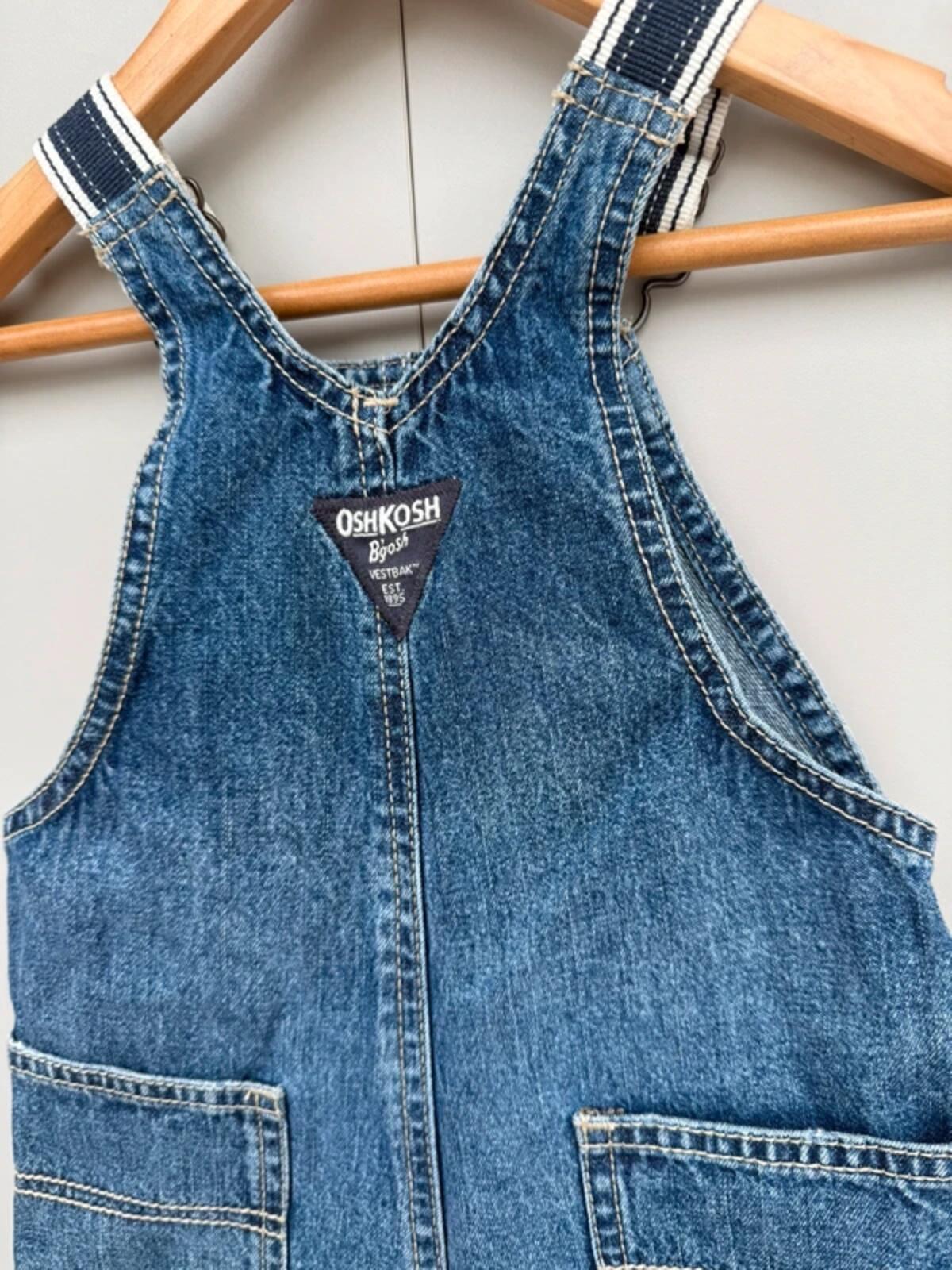 Oshkosh Classic Denim Shortalls 12M