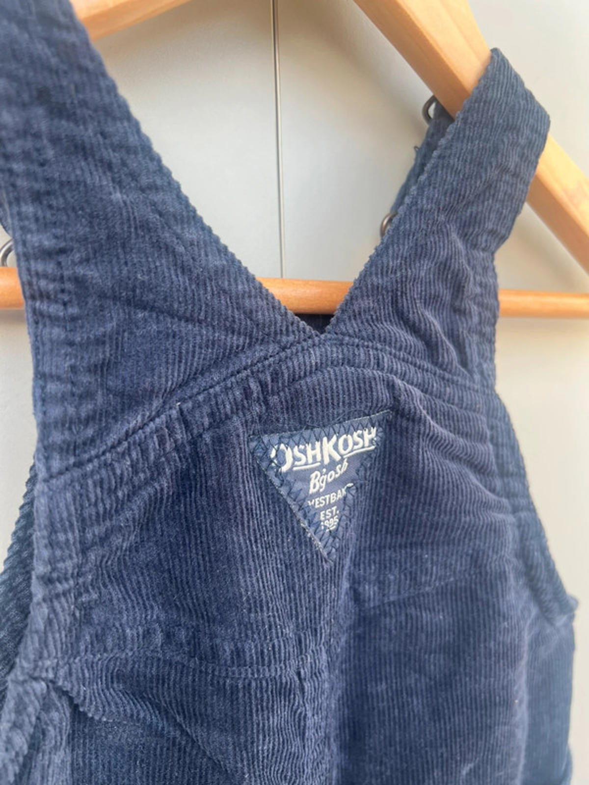 Oshkosh Navy Corduroy Dungarees 9M