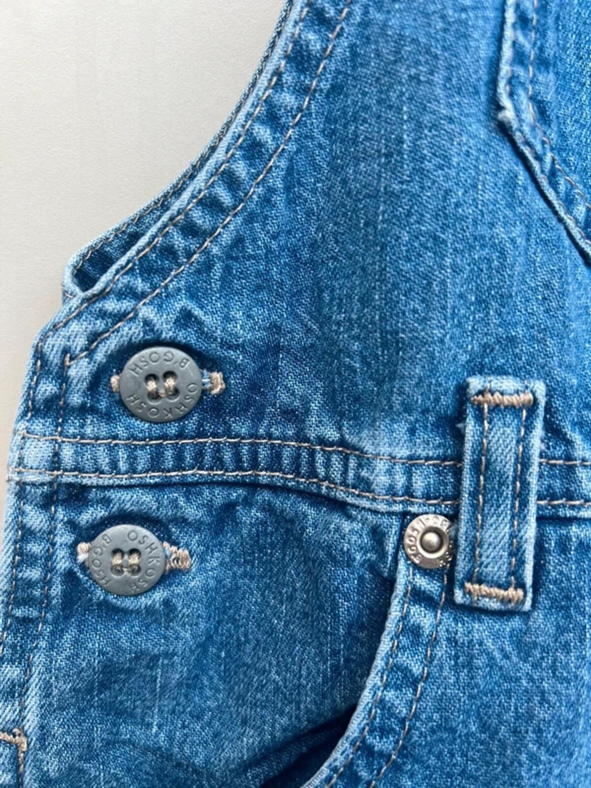 Oshkosh Vintage Classic Denim Dress Girls Age 6