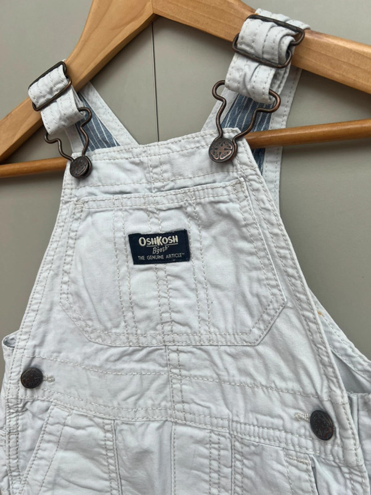 Oshkosh Stone Cargo Dungarees 12M