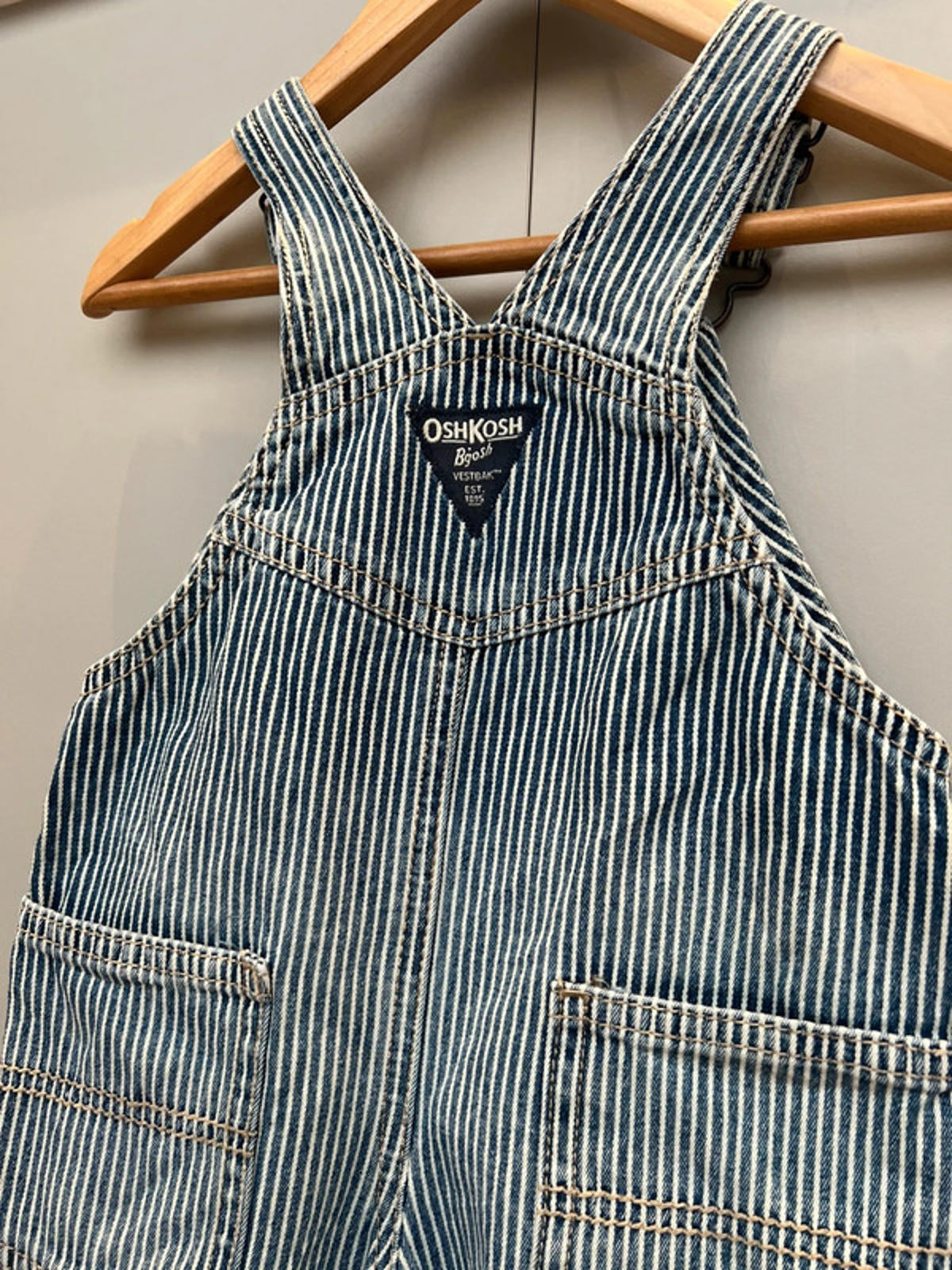 Oshkosh Hickory Dungarees 18M