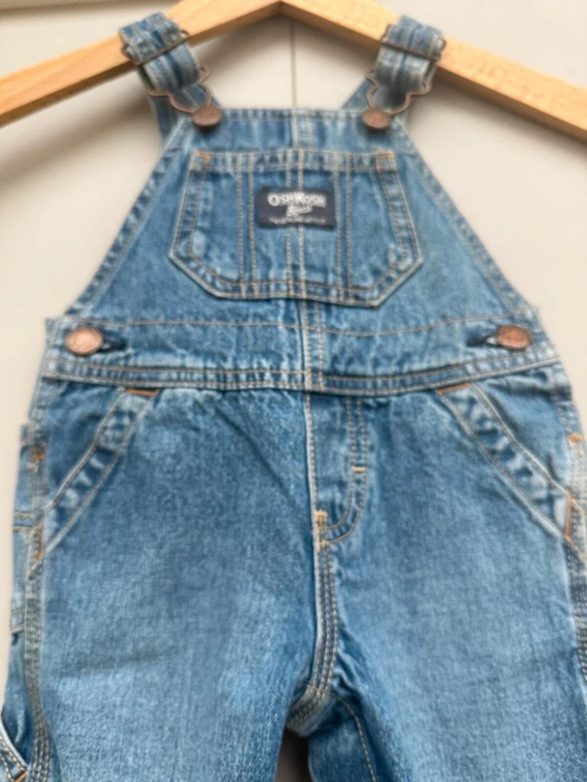 Oshkosh Classic Denim Dungarees 6M