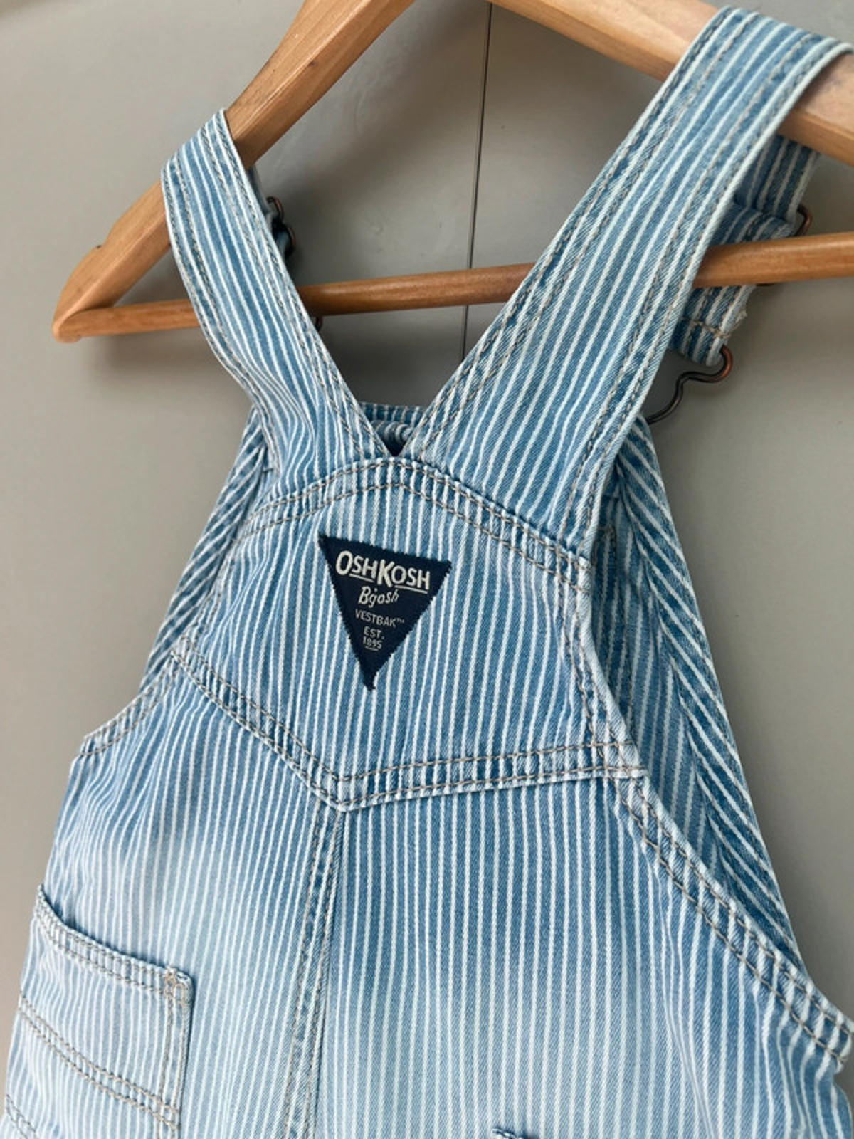 Oshkosh Hickory Shortalls 24M