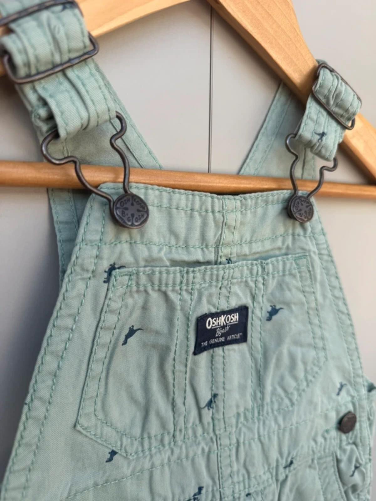 Oshkosh Dino Shortall Dungarees 9M