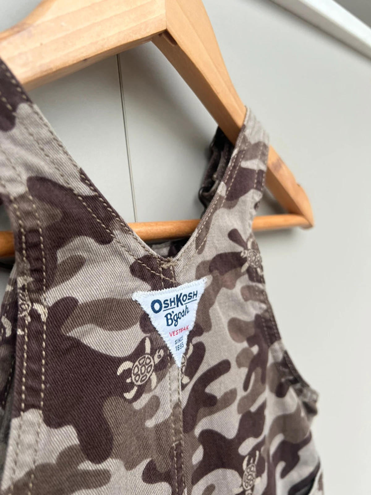 Oshkosh Camouflage Shortall Dungarees 12M