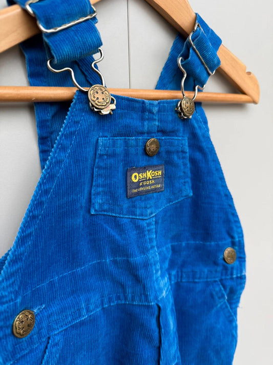 Oshkosh Blue Corduroy Dungarees 2T